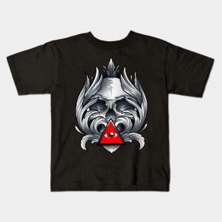 Filigree Skull Kids T-Shirt